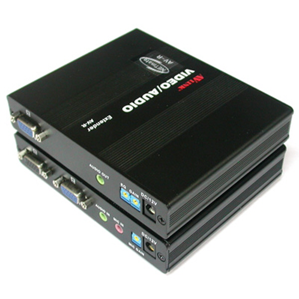 NETmate AV-E VGA+AUDIO 1:2 리피터(로컬 + 리모트)(180m)