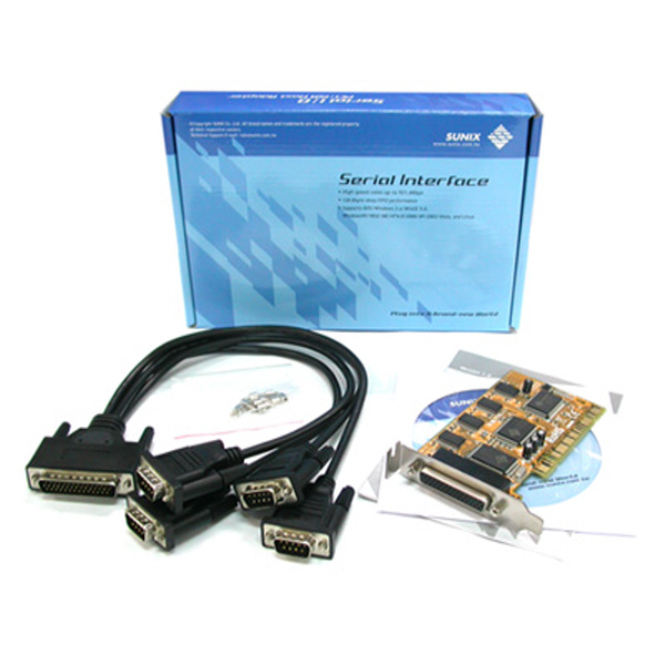 NETmate 4056AL(LP) 4포트 PCI 시리얼카드(SUN)(슬림PC)