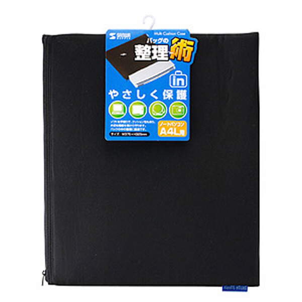 SANWA IN-MA4L 소프트 멀티 쿠션 노트북 파우치(15” 이하)