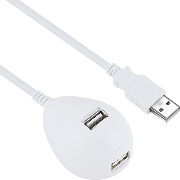 NETmate NMC-US250W USB2.0 연장 스탠드 케이블(화이트) 5m