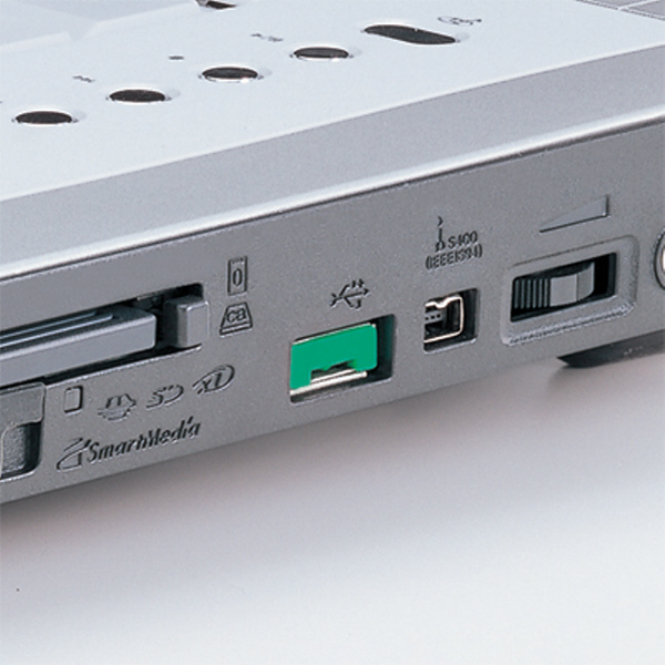 SANWA SL-46-G 스윙형 USB포트 연결 잠금장치(그린)