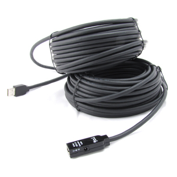 NETmate CBL-203D-60M USB2.0 리피터 60m (전원 아답터 포함)