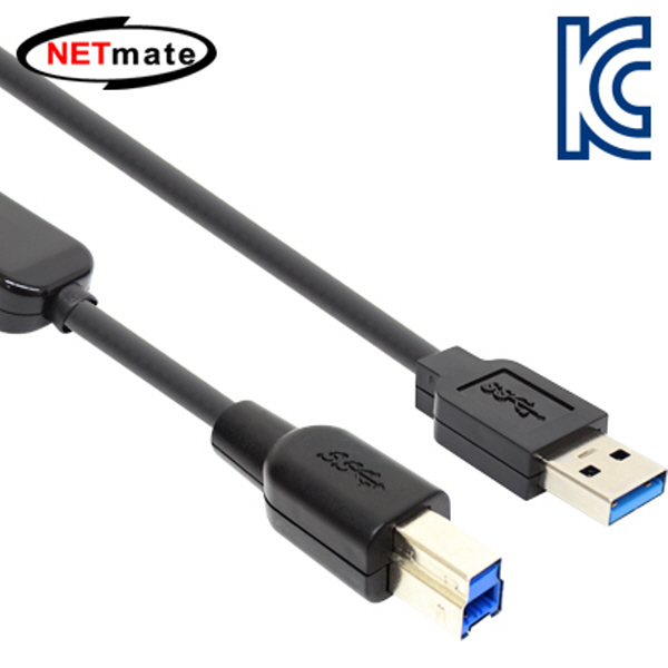 NETmate CBL-D302-30M USB3.0 AM-BM 리피터 30m