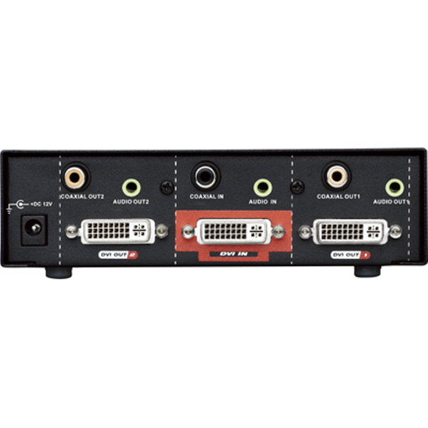 NETmate DAS-912F 고해상도 DVI 1:2 모니터 분배기(오디오포함)