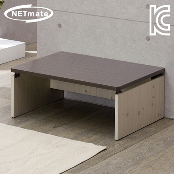 NETmate NMK-OCD03 좌식 책상 (800x600x320/월넛)