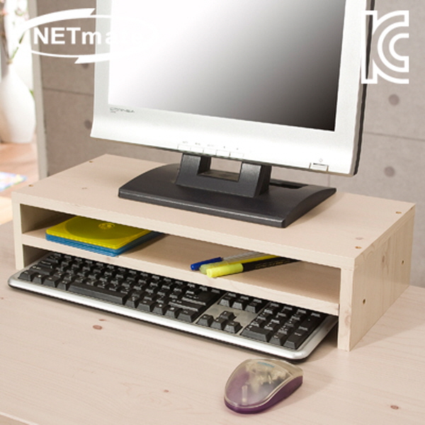 NETmate NMK-OMS09 2단 모니터 받침대 (워시)