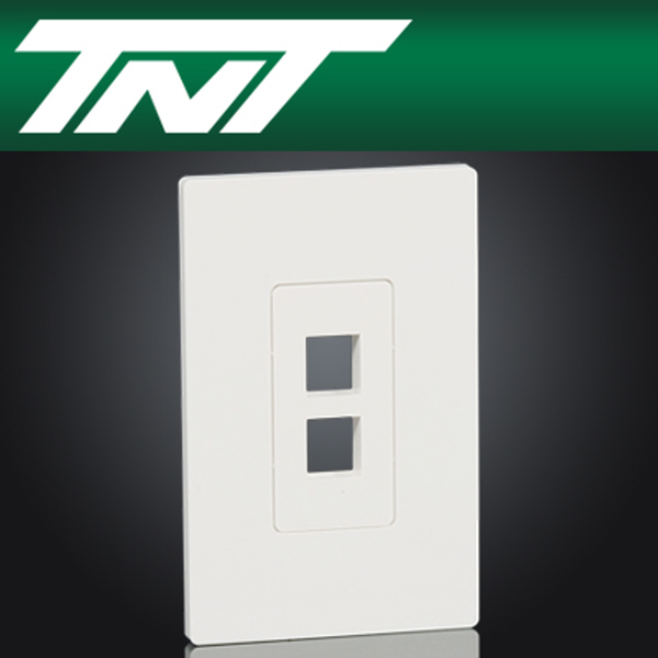 TNT NM-TNT57 아울렛 2포트 페이스 플레이트