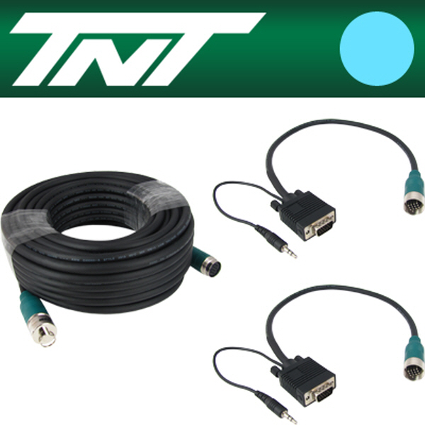 TNT NM-TNTA10S3 RGB+스테레오 분리형(배관용) 케이블 11m