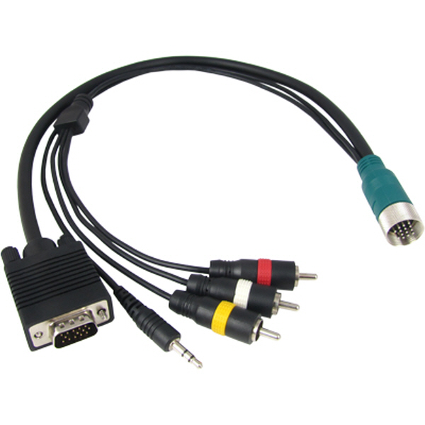 TNT NM-TNTA15S4 RGB+스테레오 or 3RCA 분리형(배관용) 케이블 16m