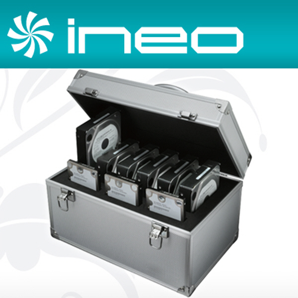 ineo I-NC23 알루미늄 하드디스크 보관함(2.5 3Bay + 3.5형 6Bay)