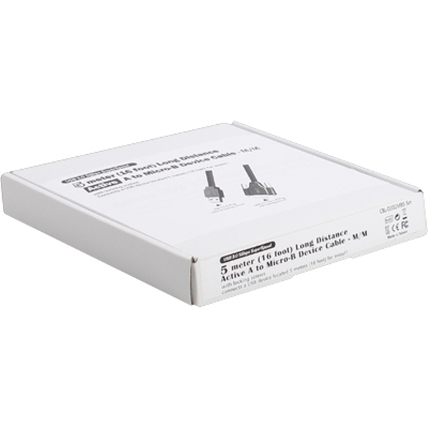 NETmate CBL-D302MBS-10M USB3.0 AM-MicroB(Lock) 리피터 10m