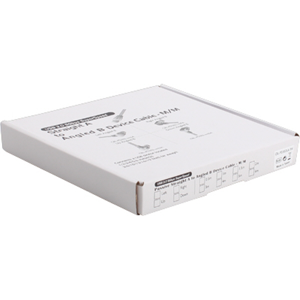 NETmate CBL-PD302LA-5M USB3.0 AM-BM(왼쪽 꺾임) 케이블 5m