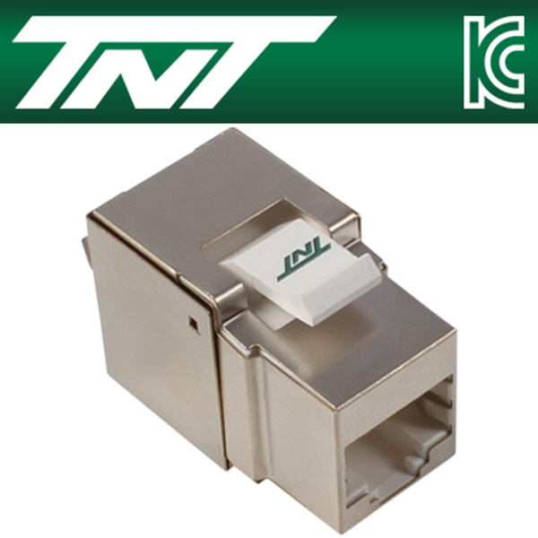 TNT NM-TNT75 CAT.5E STP 스냅인 키스톤잭 모듈(90°)