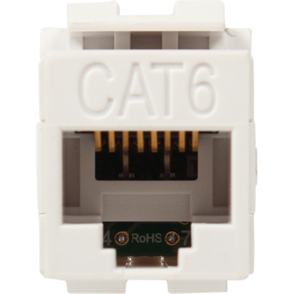 TNT NM-TNT77 CAT.6 UTP 스냅인 키스톤잭 모듈(180°)