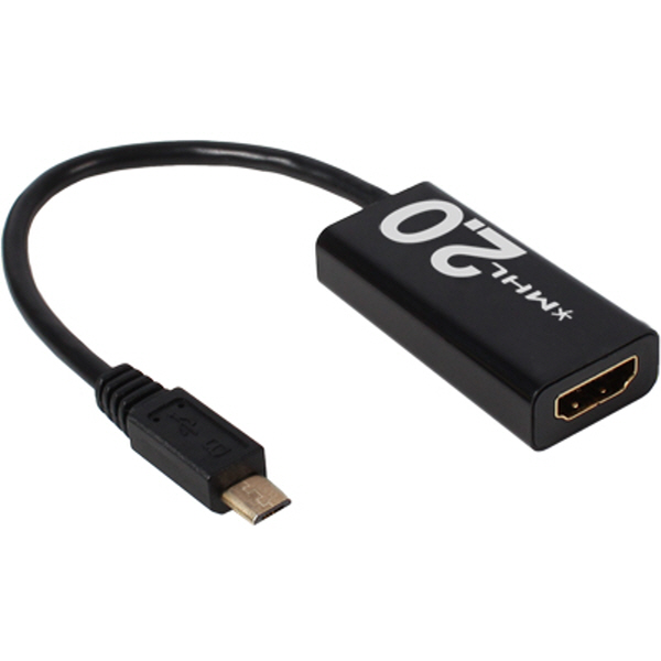 NETmate NM-MHL220 MHL2.0(11핀) to HDMI 컨버터(리모트 컨트롤 지원)