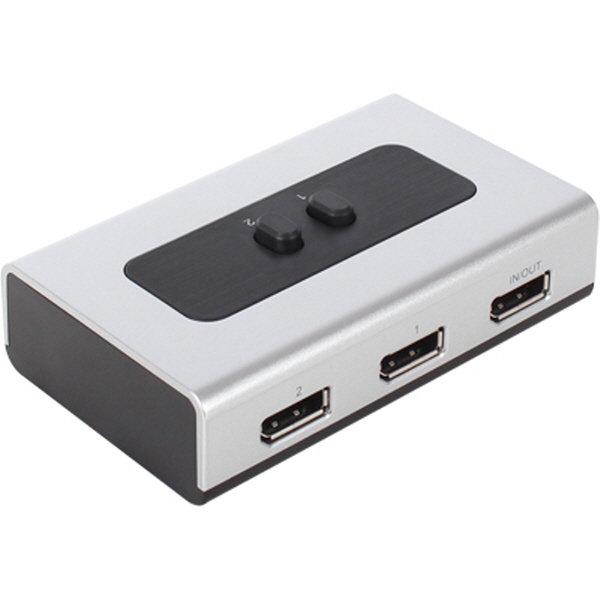 NETmate NM-DPS21 DisplayPort 2:1 수동선택기(벽걸이형)