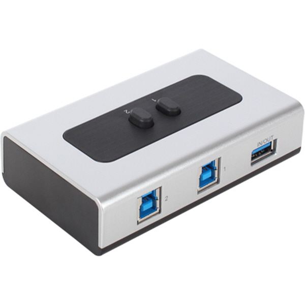 NETmate NM-US312 USB3.0 2B:1A 수동선택기(벽걸이형)
