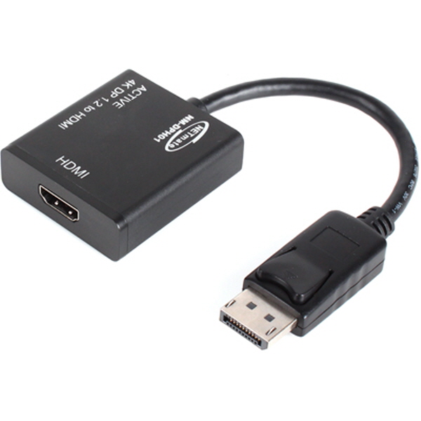 NETmate NM-DPH01 DisplayPort 1.2 to HDMI 컨버터(무전원)
