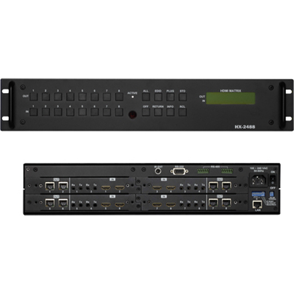 NETmate HX-2488 미디어 매트릭스 솔루션(HDMI 8:8)(HDbaseT 100m)