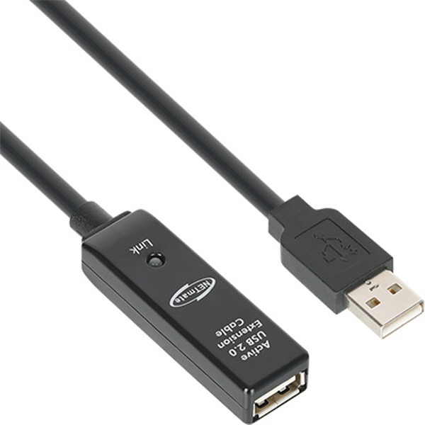 NETmate CBL-203-7M USB2.0 무전원 리피터 7m