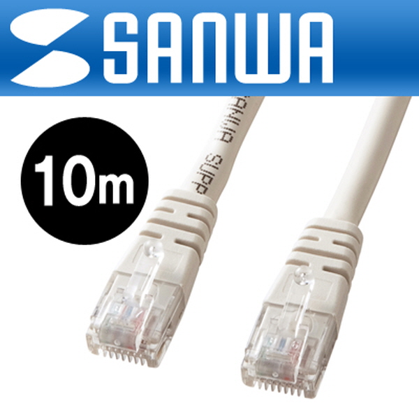 SANWA KB-T5T-10N CAT.5E UTP 다이렉트 케이블 New 10m