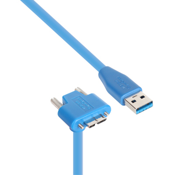 NETmate CBL-HFPD302MBS-2mDA USB3.0 High-Flex AM-MicroB(아래쪽 꺾임) 케이블 2m