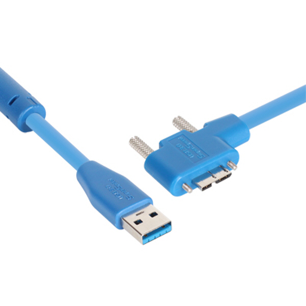 NETmate CBL-HFD302MBS-20mLA USB3.0 High-Flex AM-MicroB(왼쪽 꺾임) 리피터 20m