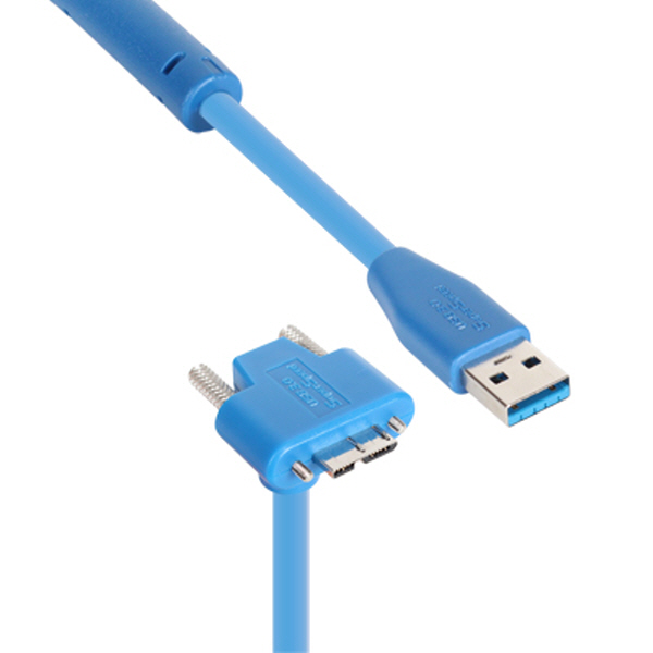 NETmate CBL-HFD302MBS-10mDA USB3.0 High-Flex AM-MicroB(아래쪽 꺾임) 리피터 10m