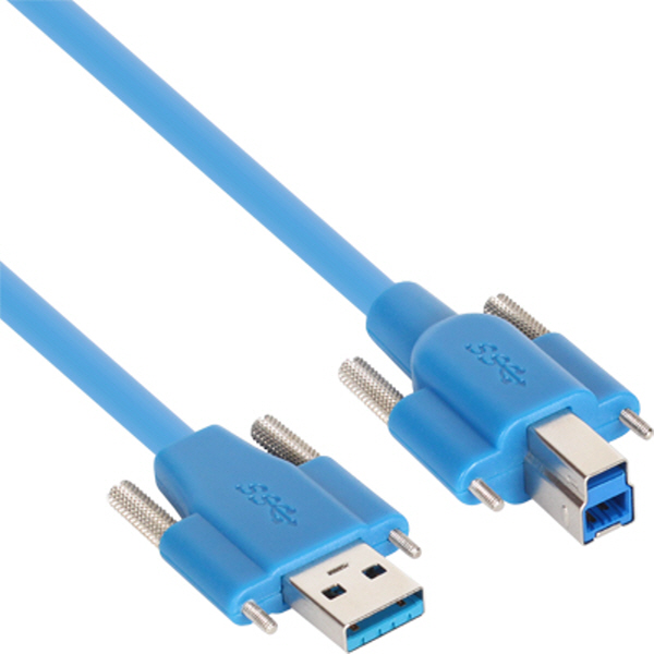 NETmate CBL-HFPD302SS-2M USB3.0 High-Flex AM(Lock)-BM(Lock) 케이블 2m