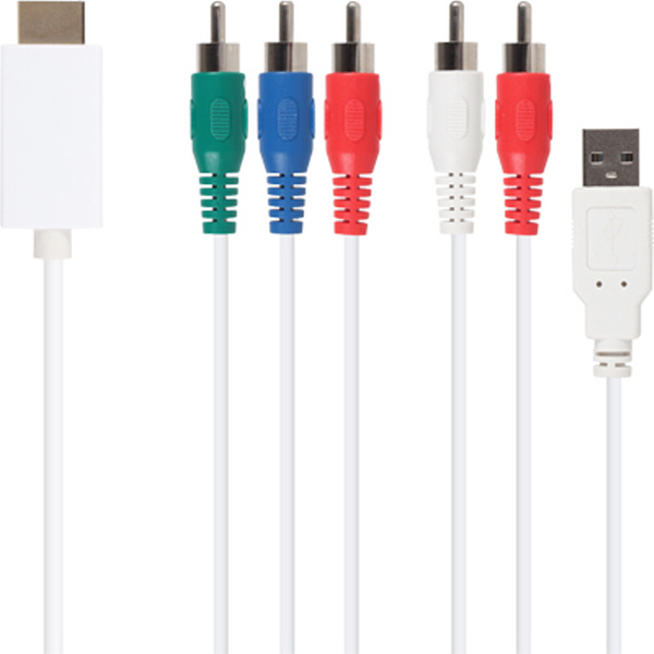 NETmate NMC-YH01 HDMI to 컴포넌트(YPbPr) 컨버터(케이블 타입/유·무전원)