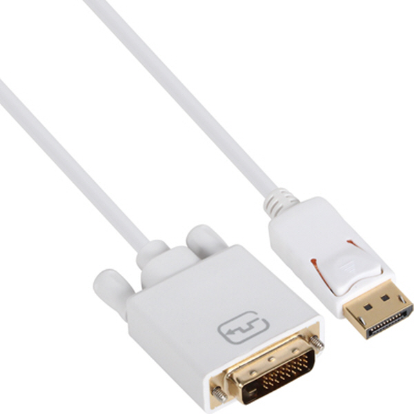NETmate NMC-DPD2 DisplayPort 1.2 to DVI 케이블 2m