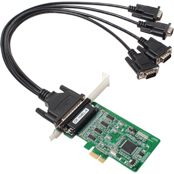 MOXA(모싸) ★재고보유★ CP-104EL-A-DB9M 4포트 PCI Express 시리얼카드(슬림PC겸용)
