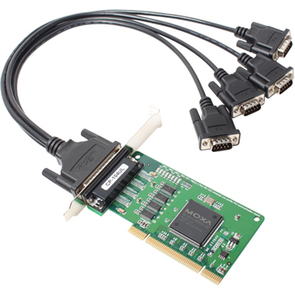 MOXA(모싸) ★재고보유★ CP-104UL-DB9M 4포트 PCI 시리얼카드(슬림PC겸용)