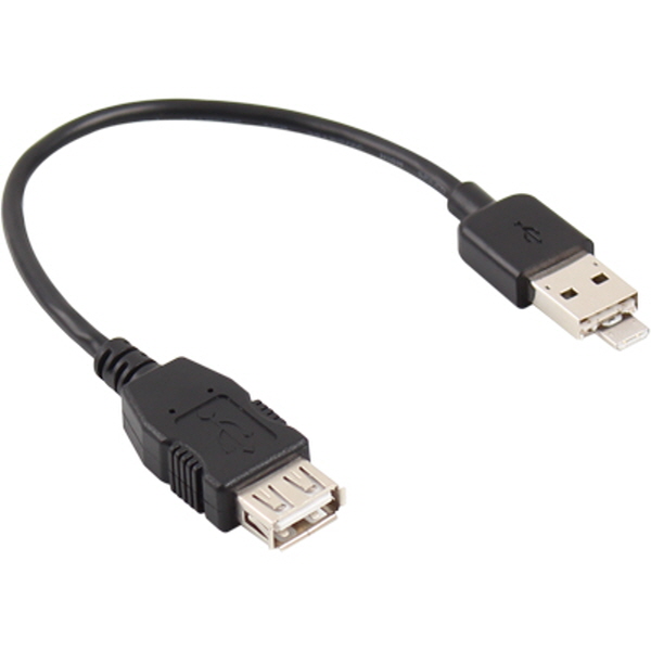 TNT NM-TNT101 모바일 USB OTG 2 in 1 케이블 0.2m