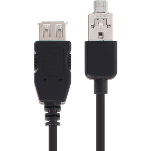 TNT NM-TNT101 모바일 USB OTG 2 in 1 케이블 0.2m