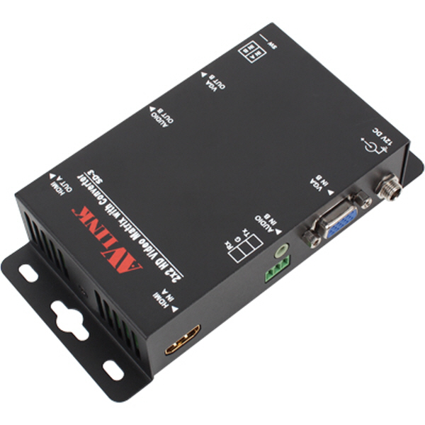 NETmate SD-3 멀티포맷 2:2 매트릭스 분배기(입/출력 HDMI & VGA)