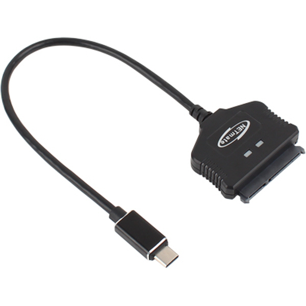 NETmate NMU-ST370 USB3.1 Gen2 Type C to SATA3 컨버터(2.5형/무전원)