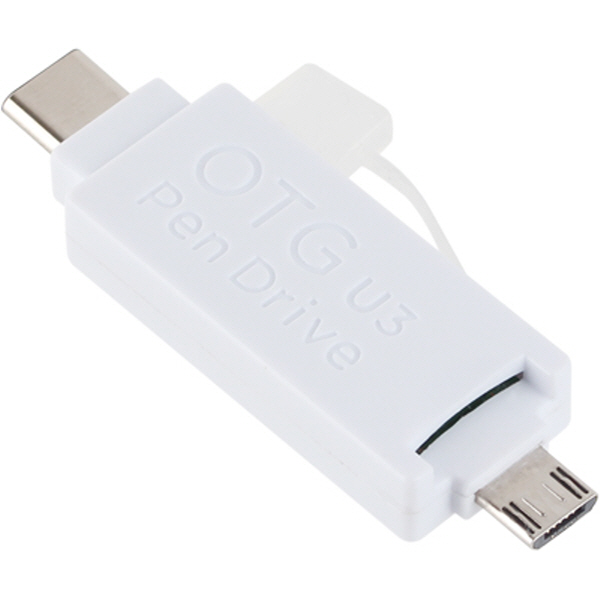 NETmate NM-OTG09 USB3.0 Micro SD 2 in 1 멀티 카드리더기(OTG & Type C) ①