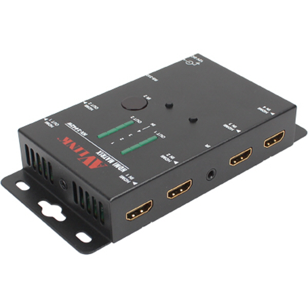 NETmate HX-1442W 4K 60Hz HDMI 4:2 매트릭스 분배기(리모컨)