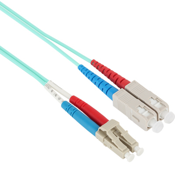 PnK P097A 10G 광점퍼코드 LC-SC-2C-멀티모드 1m