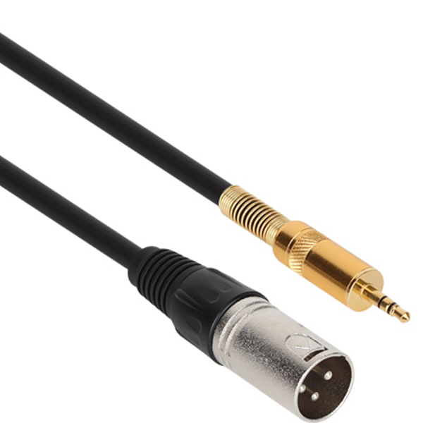 NETmate NMC-XLR303M XLR 캐논(M)-스테레오 마이크 케이블 3m