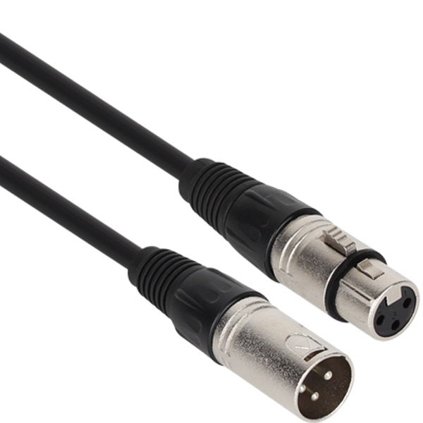 NETmate NMC-XLR03F XLR 캐논 마이크 연장 케이블 3m