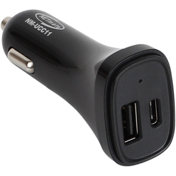 NETmate NM-UCC11 차량용 USB Type C 충전 시거잭(USB 1포트 + Type C 1포트)