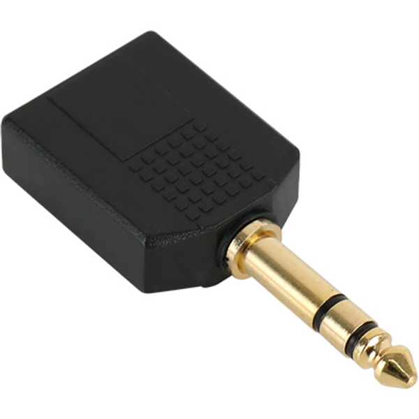 NETmate NM-JR15 5.5M/5.5Fx2 스테레오 Y형 젠더