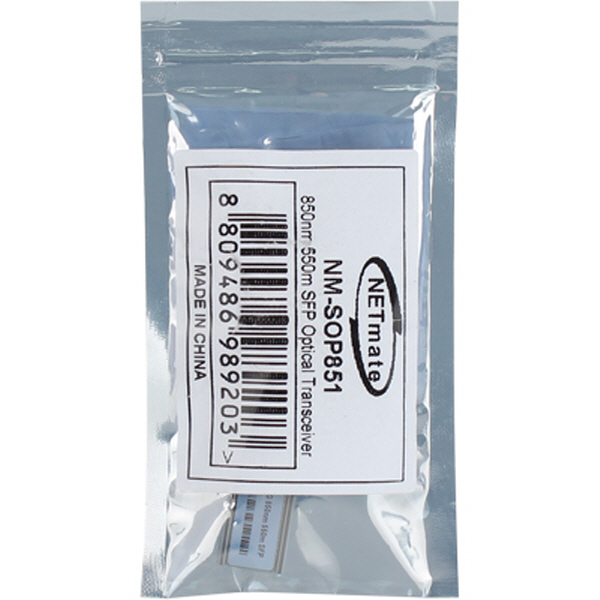 NETmate NM-SOP851 기가비트 멀티모드 SFP 광 모듈(LC타입/850nm/550m)