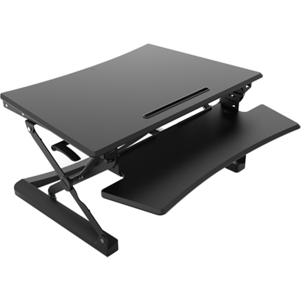 NETmate NMA-LT101M 스탠딩 데스크(890x590x150~500mm/블랙)