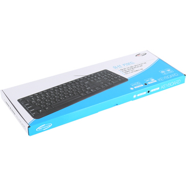 NETmate NM-OM05 USB 멀티미디어 유선 키보드