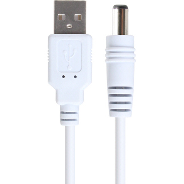 NETmate NMC-UP215W USB 전원 케이블 1m (5.5x2.1mm/0.5W/화이트)