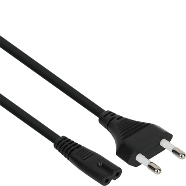 Netmate NMP-KPC813 220V 전용 2구(8자) AC 파워 케이블 1.3m(블랙)