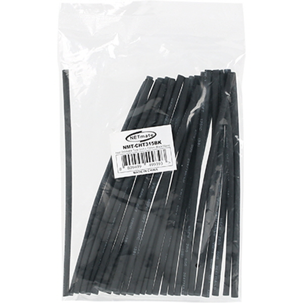 NETmate NMT-CHT315BK 3.5x150mm 열 수축튜브 (블랙/30EA)